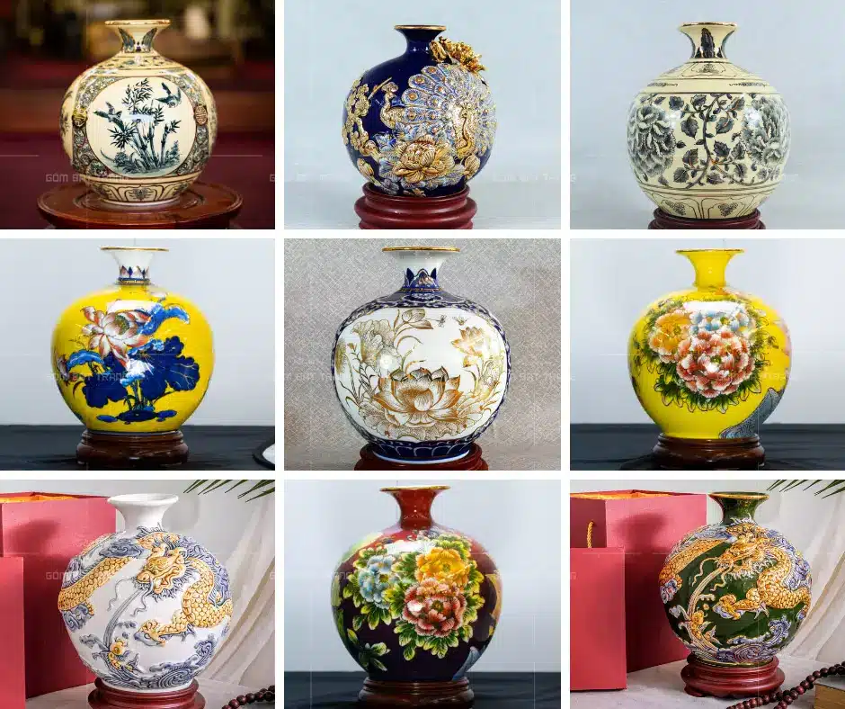 Bình Hút Tài Lộc Bát Tràng - Bảo Vật Phong Thủy Cải Vận