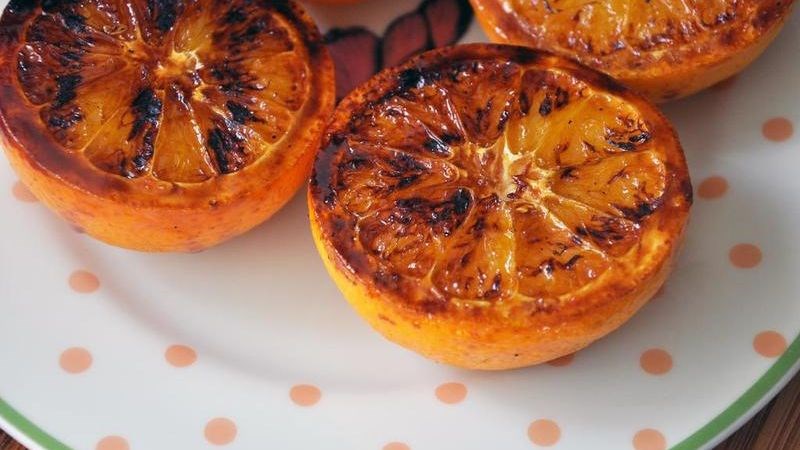 Chữa ho bằng cam nướng