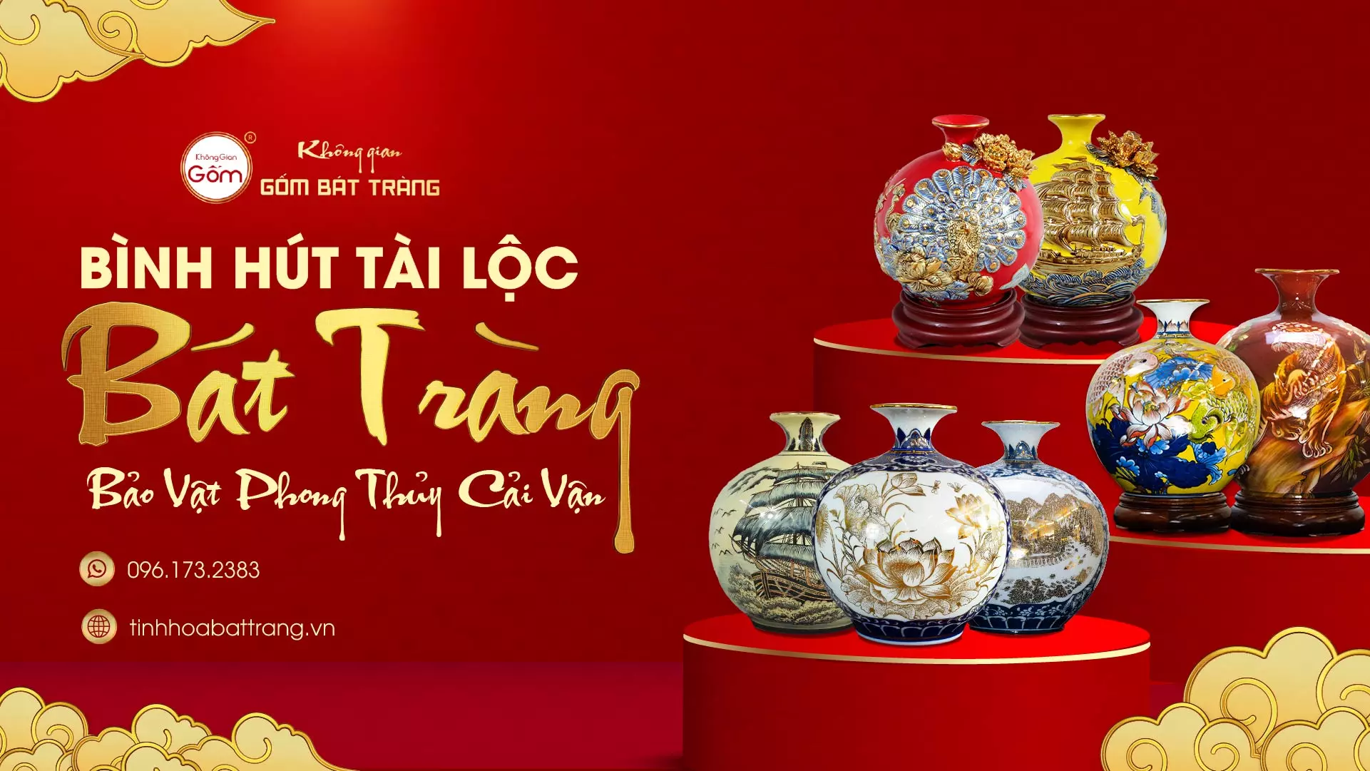 Bình Hút Tài Lộc Bát Tràng – Bảo Vật Phong Thủy Cải Vận