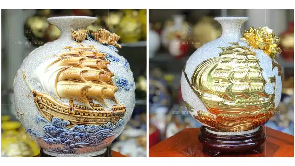 Bình Hút Tài Lộc Bát Tràng - Bảo Vật Phong Thủy Cải Vận