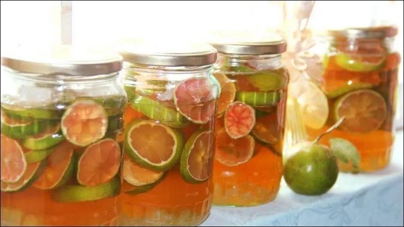 Chữa ho bằng chanh đào