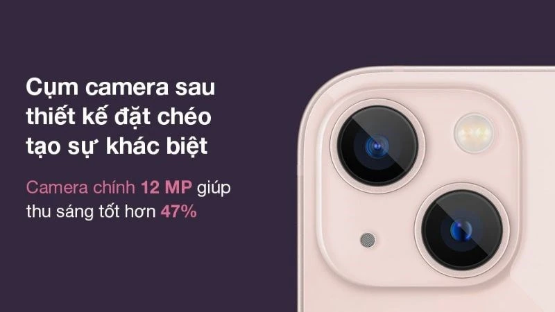 Top 4 điện thoại iPhone 13 màu hồng cực nịnh mắt cho phái nữ