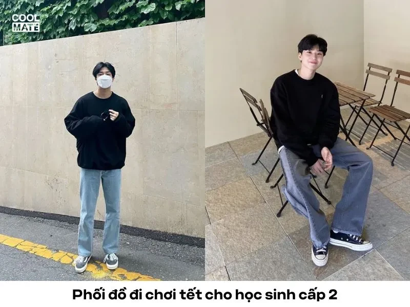 Bỏ túi 20+ cách phối đồ đi chơi Tết cho học sinh cấp 2 cực chuẩn