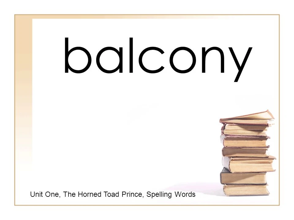 Khám Phá Ý Nghĩa Của Balcony Trong Tiếng Anh