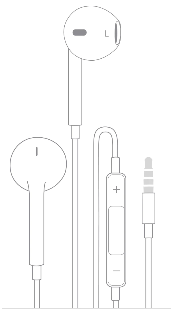 Sử dụng tai nghe có dây của Apple