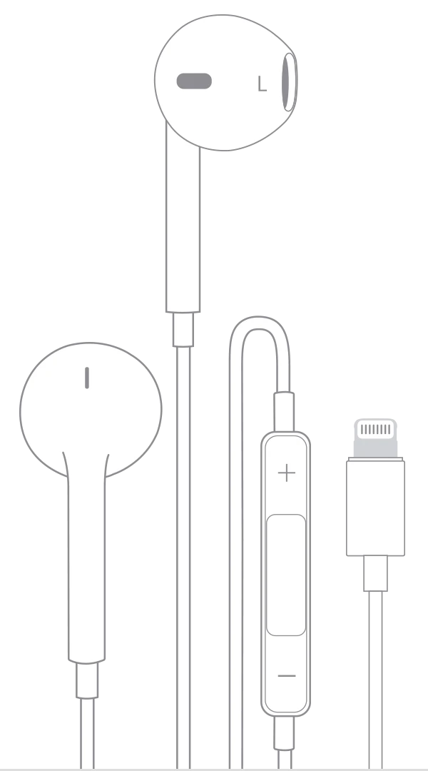 Sử dụng tai nghe có dây của Apple