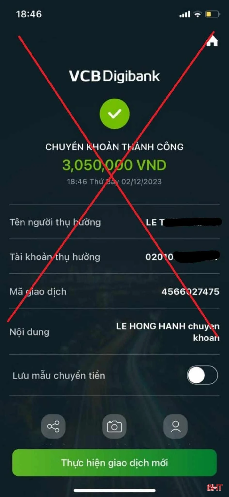Cảnh Giác Với Lừa Đảo Qua Ảnh Chuyển Khoản Troll