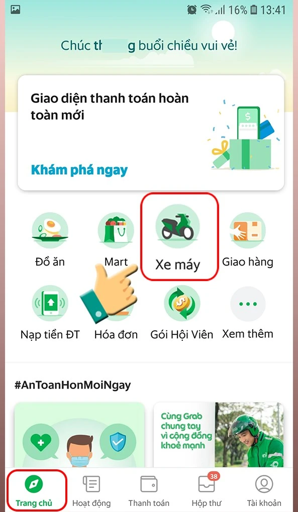 Hướng dẫn sử dụng Grab Booking trên điện thoại cực kỳ đơn giản