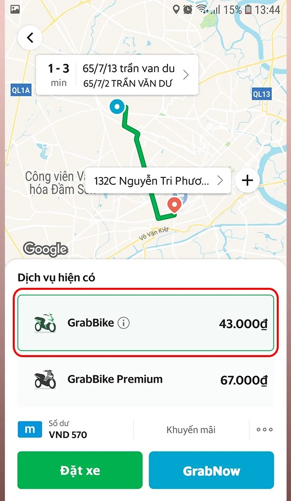 Hướng dẫn sử dụng Grab Booking trên điện thoại cực kỳ đơn giản