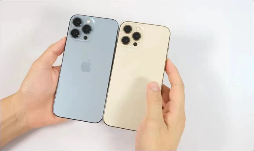 So sánh iPhone 12 Pro Max và 13 Pro Max về thiết kế