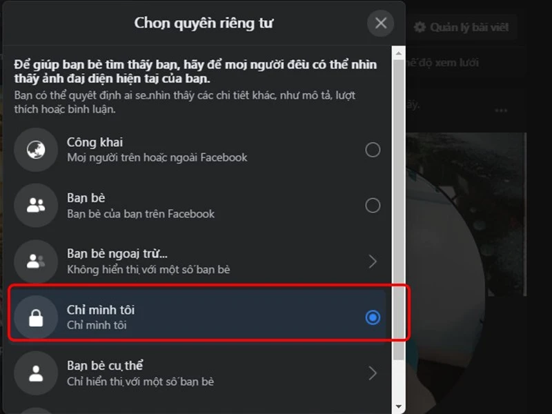 Cách đổi ảnh đại diện Facebook không ai biết, avatar chỉ mình tôi trên điện thoại, máy tính
