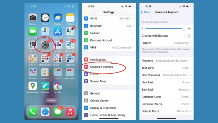 Hướng dẫn tắt rung iPhone để tập trung hiệu quả
