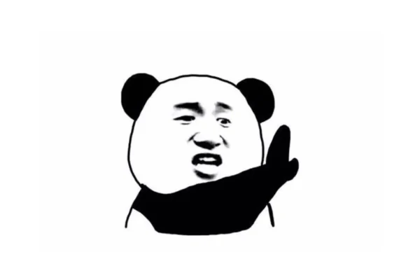 Hình ảnh bựa gấu trúc mang lại cảm xúc hài hước