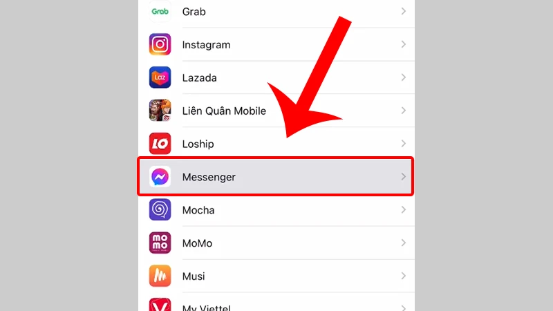 Cách khắc phục thông báo Messenger không hiện nội dung tin nhắn trên iPhone