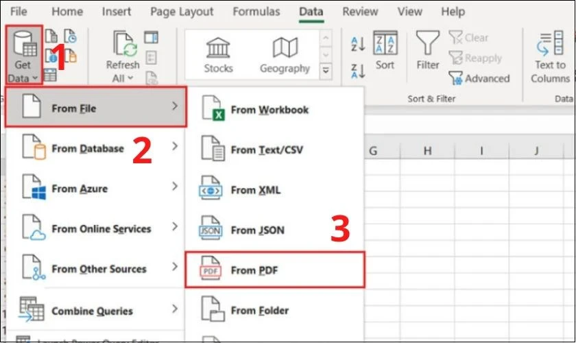 Tổng hợp 3 cách chuyển đổi từ file PDF sang Excel