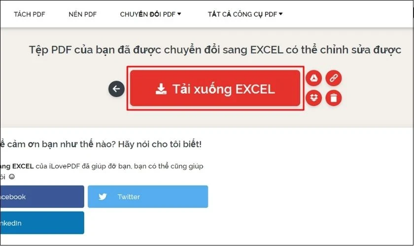 Tổng hợp 3 cách chuyển đổi từ file PDF sang Excel