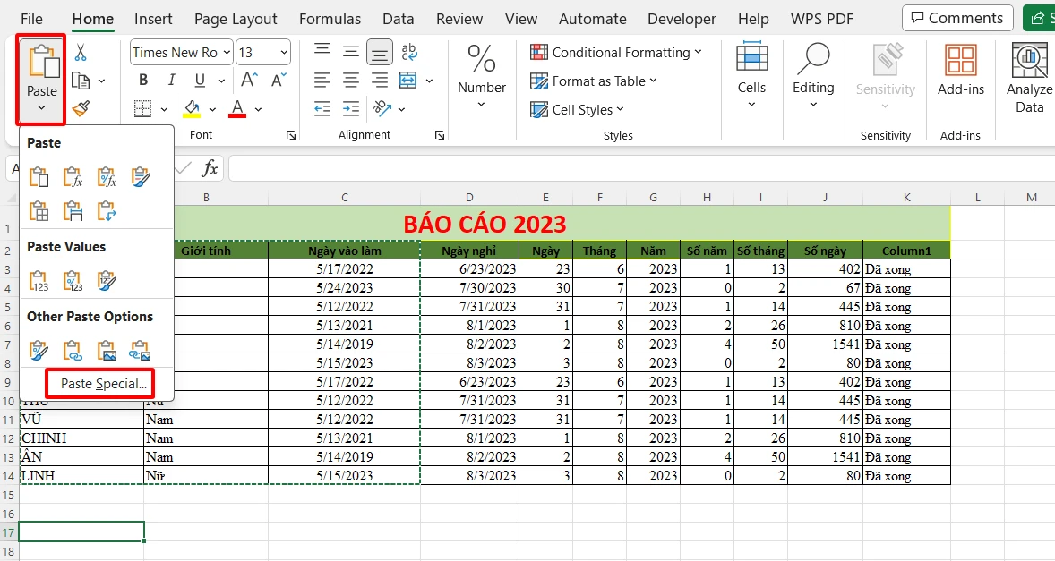 Hướng dẫn cách copy số trong Excel: Những thủ thuật hữu ích