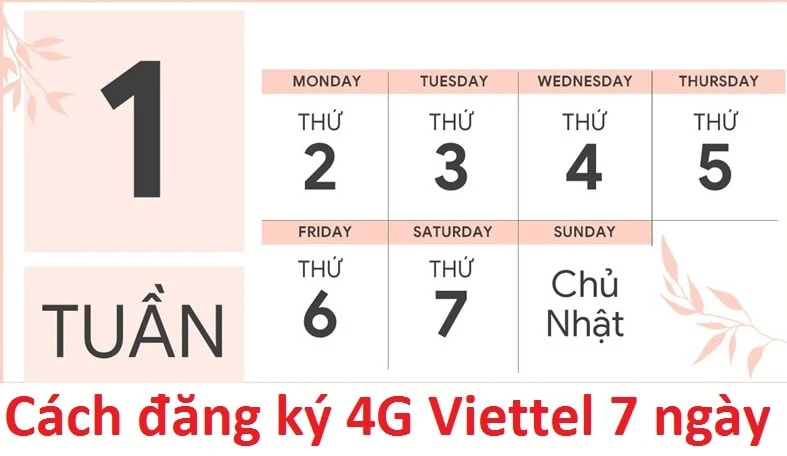 Hướng dẫn cách đăng ký mạng 30k 7 ngày Viettel