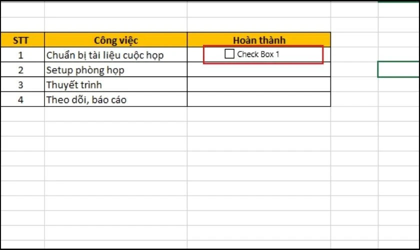 Cách đánh dấu tích trong Excel cực kỳ đơn giản, nhanh chóng