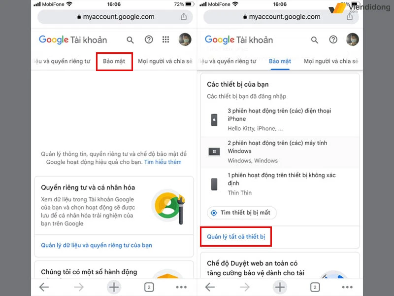Cách đăng xuất tài khoản Google từ xa trên thiết bị khác nhanh chóng