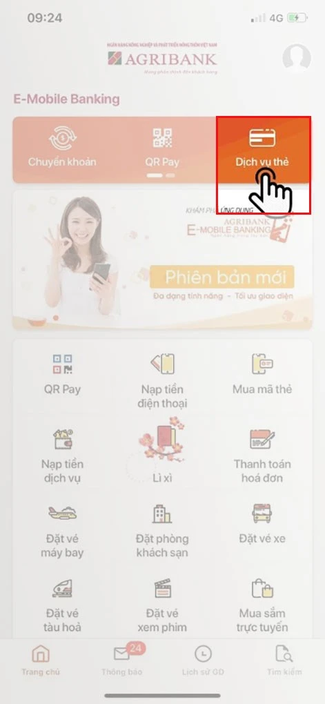 3 cách đăng ký Internet Banking Agribank online trên điện thoại