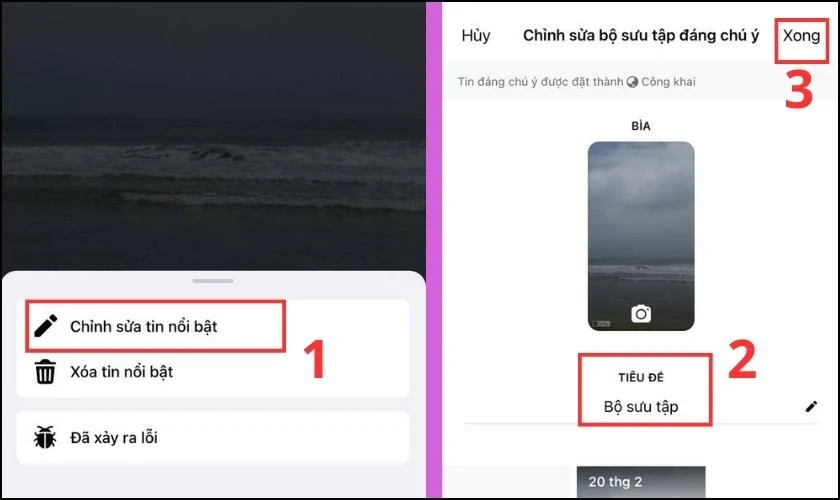 Cách tạo tin nổi bật trên Facebook bằng iPhone, Android