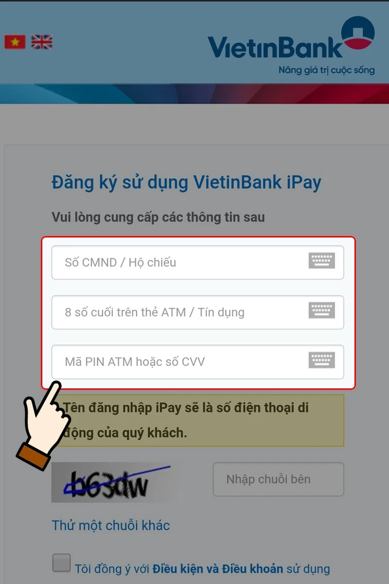 Cách đăng ký tài khoản Vietinbank iPay online nhanh chóng, dễ dàng