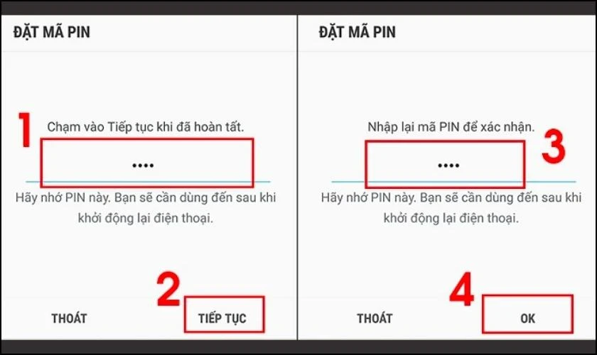 Cách cài mật khẩu điện thoại Android và iPhone nhanh nhất
