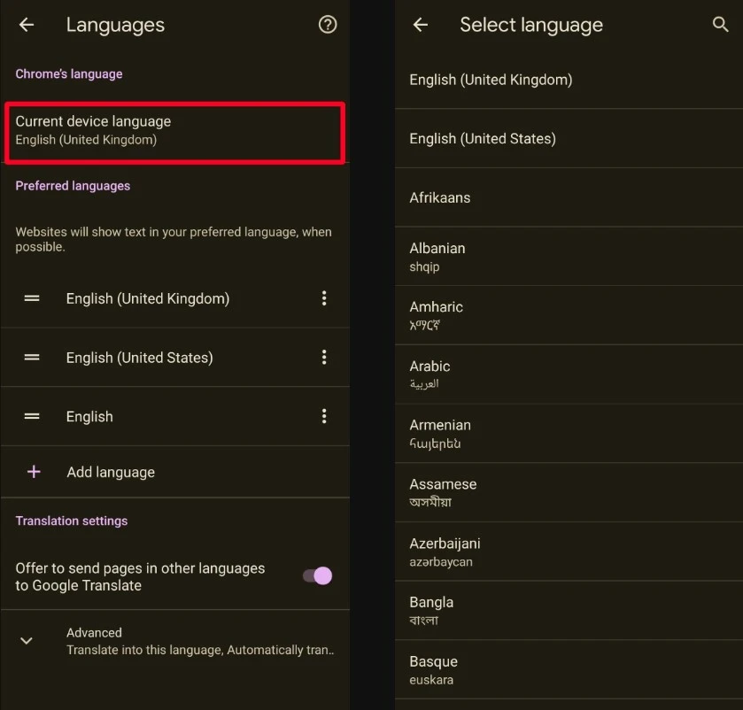 Cách thay đổi ngôn ngữ trong Google Chrome trên Windows và điện thoại Android