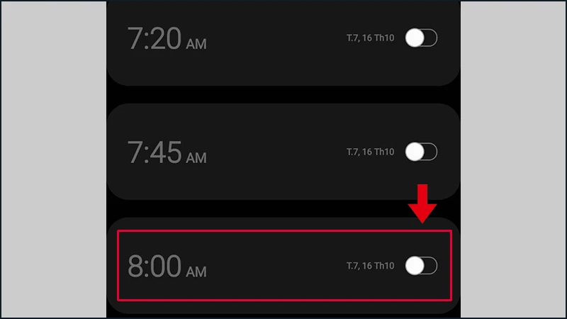 Cách cài đặt báo thức trên điện thoại Samsung: tắt, xóa, lặp lại,... - Thegioididong.com