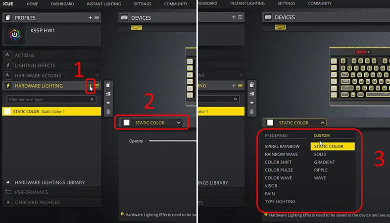 Mẹo chỉnh màu đèn bàn phím cực nhanh