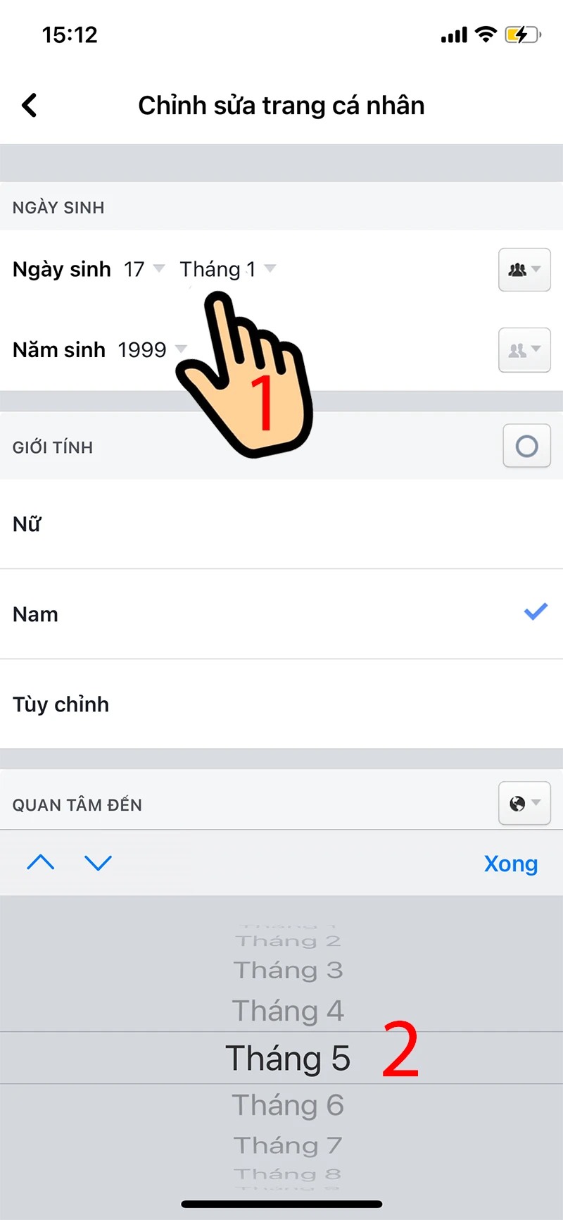 Cách tắt thông báo sinh nhật, ẩn, đổi ngày sinh Facebook