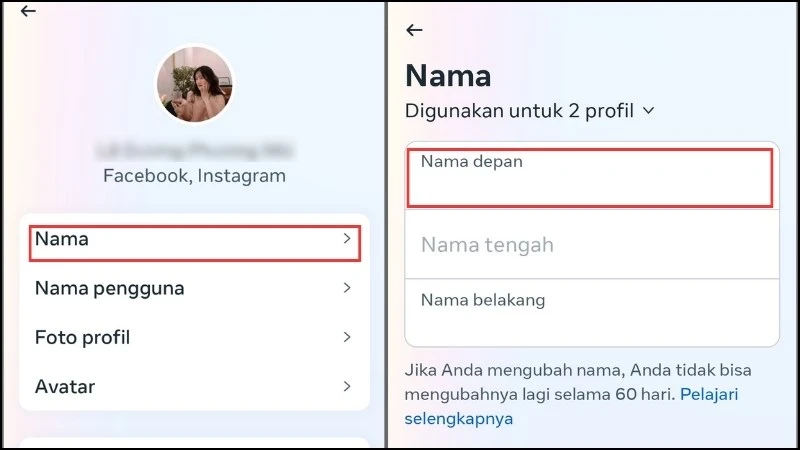 Cách đổi tên Facebook 1 chữ đơn giản nhất trên điện thoại, PC - Thegioididong.com