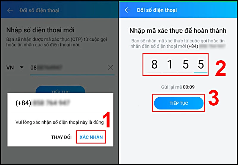 Cách đổi số điện thoại Zalo siêu nhanh trên điện thoại