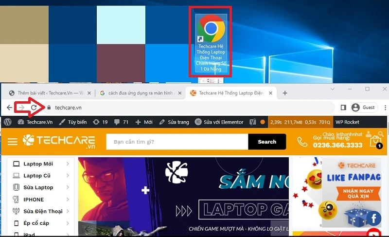 Hướng dẫn cách đưa ứng dụng ra màn hình máy tính đơn giản nhất