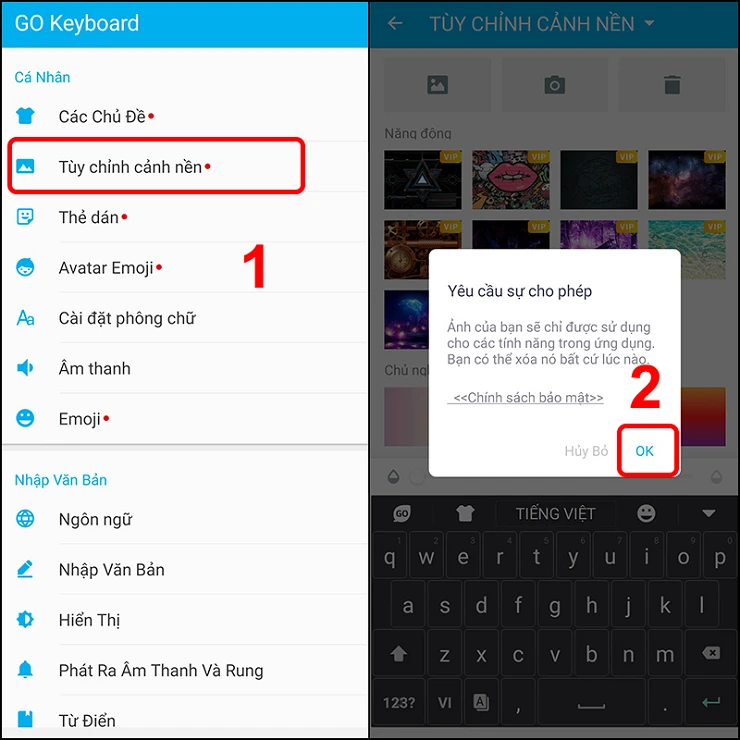 6+ cách đổi hình nền bàn phím điện thoại Samsung, iPhone đơn giản