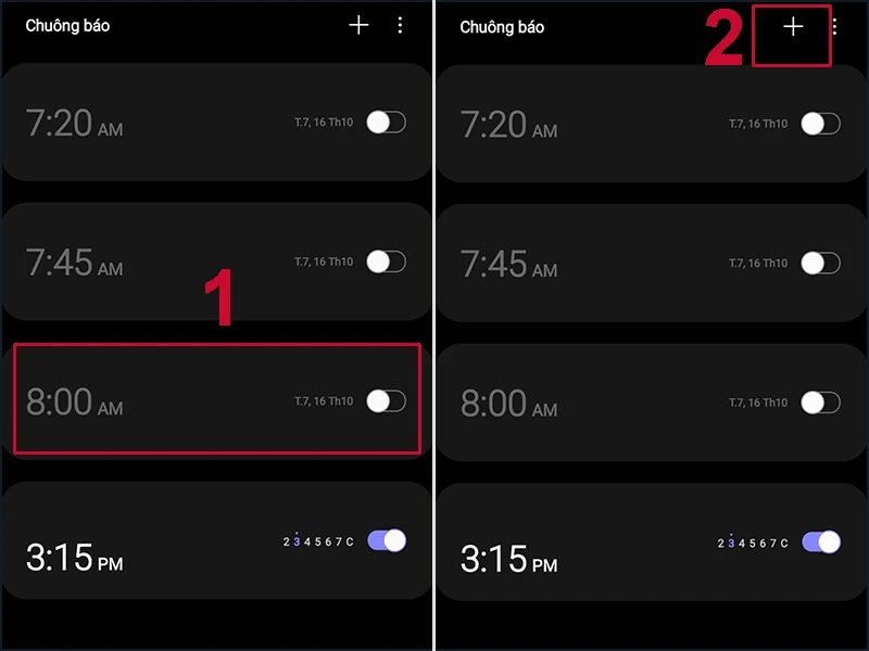 Cách cài đặt báo thức trên điện thoại Samsung: tắt, xóa, lặp lại,... - Thegioididong.com