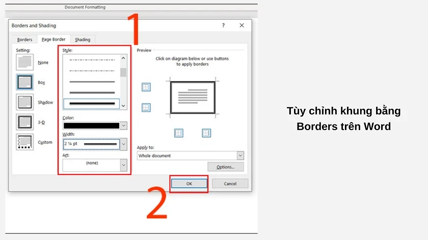 Hướng dẫn cách kẻ khung trong Word 2010 - 2016 chi tiết
