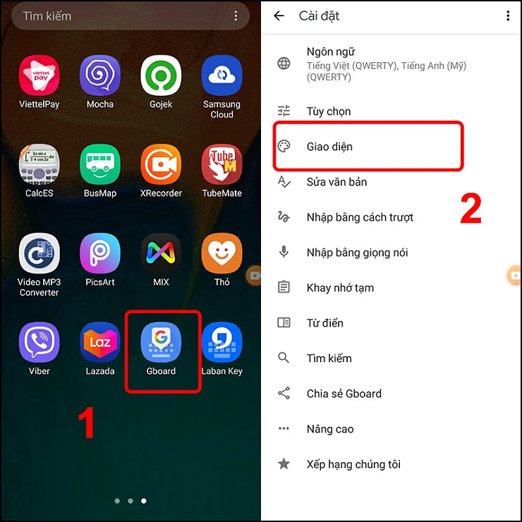 6+ cách đổi hình nền bàn phím điện thoại Samsung, iPhone đơn giản