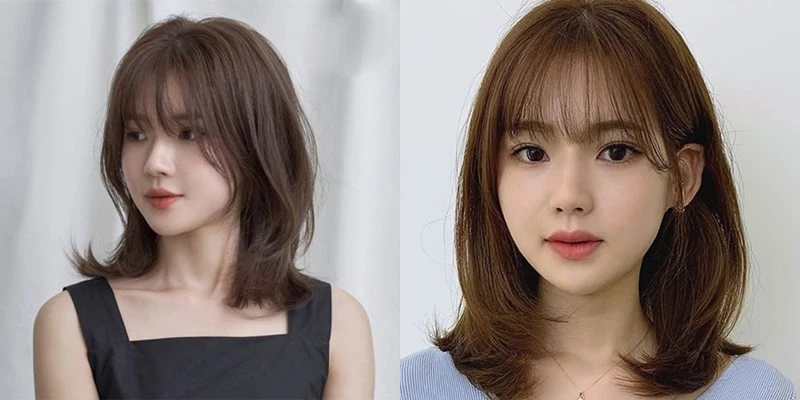 Những kiểu tóc layer nữ mặt tròn đẹp chuẩn idol Hàn Quốc
