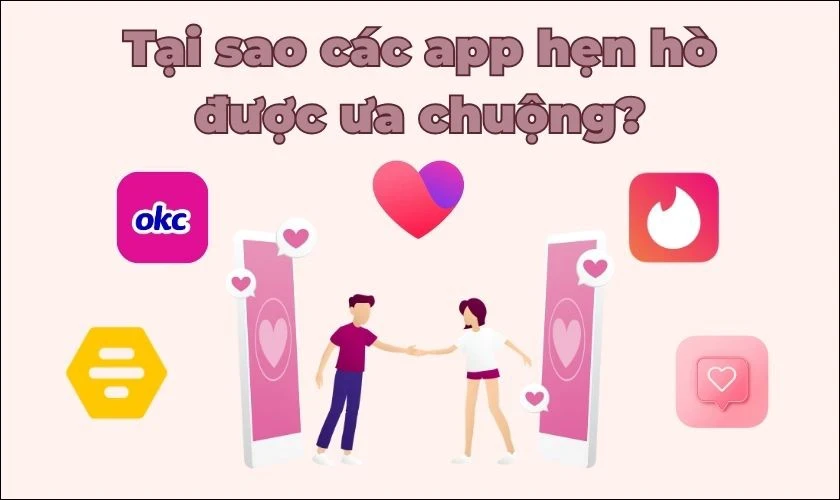 Lý do ứng dụng hẹn hò trở thành lựa chọn hàng đầu