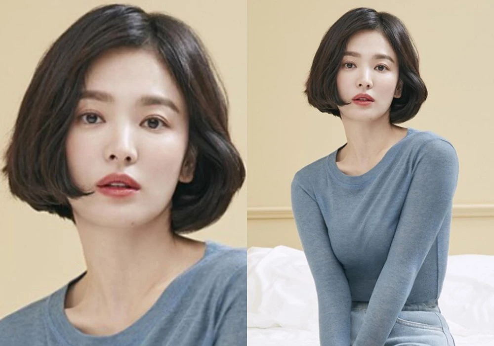 Tóc uốn cụp layer ngắn cho nàng thêm trẻ trung