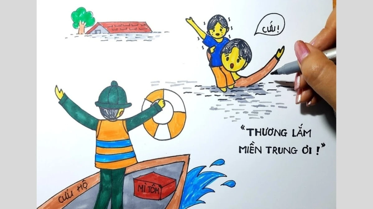 Vẽ tranh về chú bộ đội và lòng yêu nước