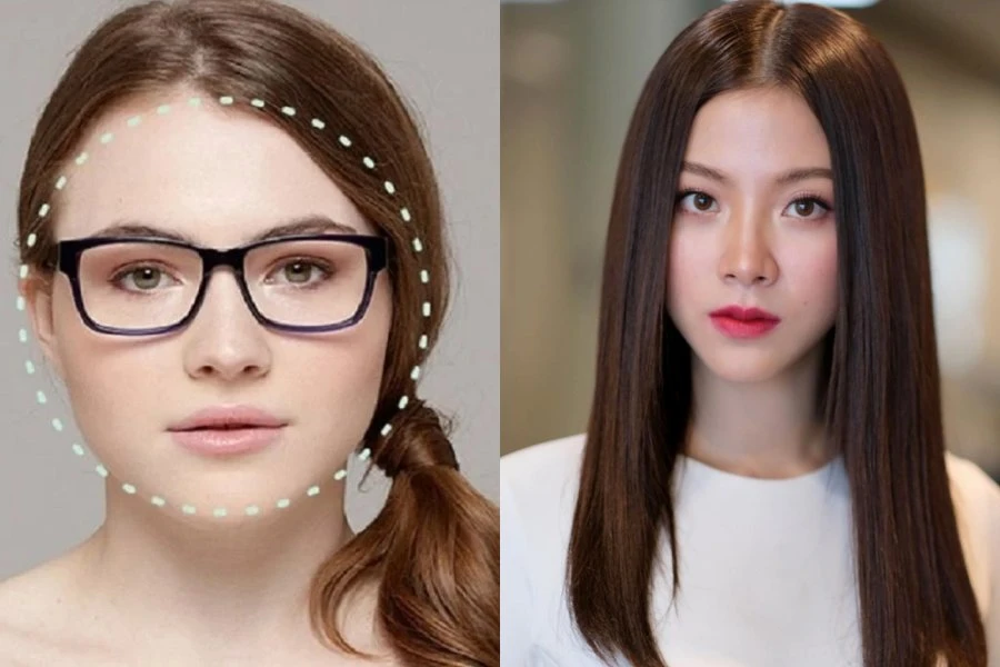 Tóc layer dài không uốn cho vẻ đẹp tự nhiên