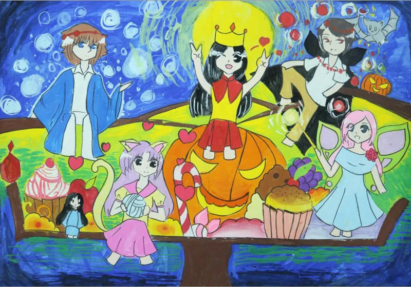 Vẽ Tranh Lễ Hội Halloween Sáng Tạo Cho Trẻ Em