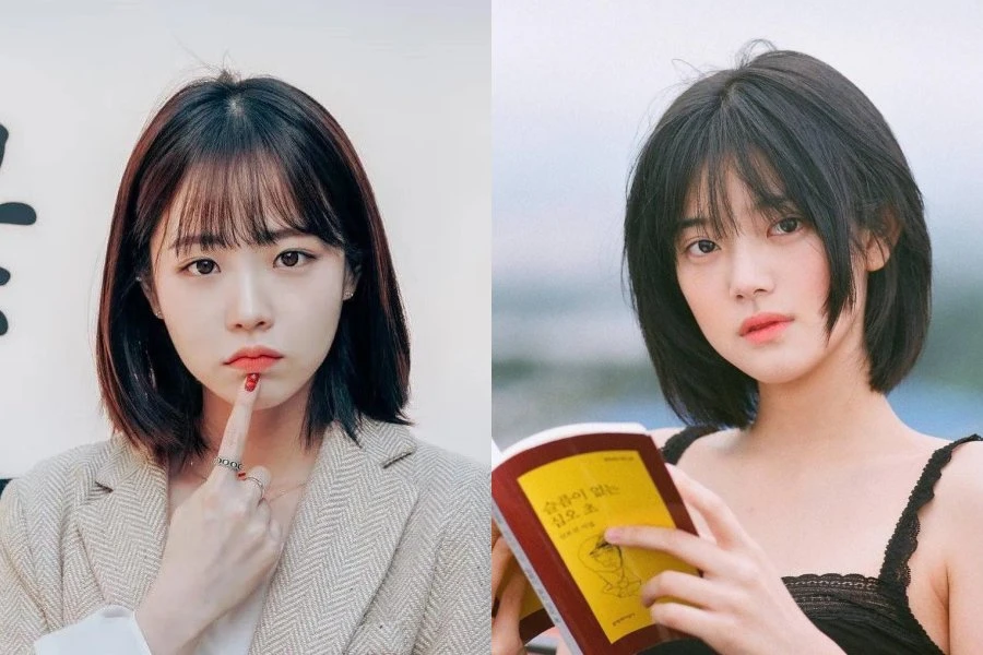 Tóc mái bay layer cho mặt tròn lên ngôi thời thượng