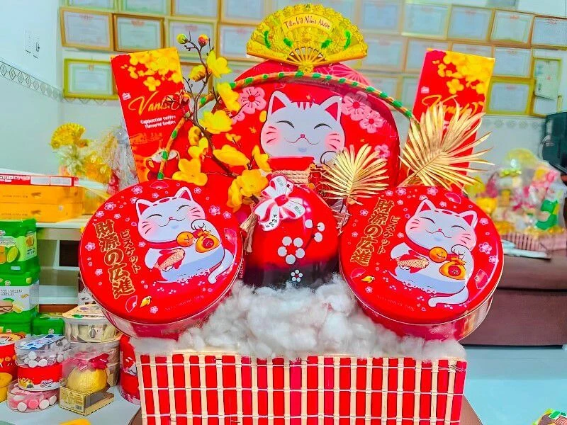 30+ cách làm tháp bánh Tết tài lộc cực dễ và đẹp mắt