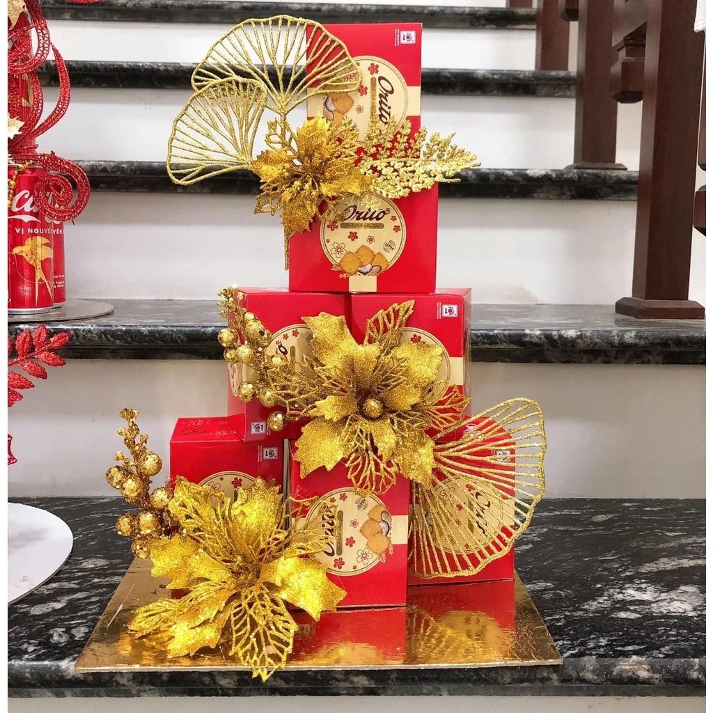 30+ cách làm tháp bánh Tết tài lộc cực dễ và đẹp mắt