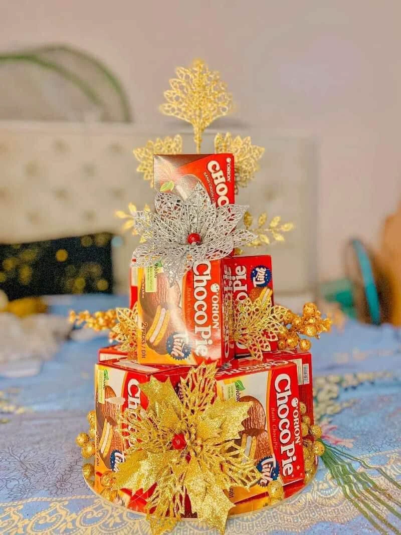 30+ cách làm tháp bánh Tết tài lộc cực dễ và đẹp mắt