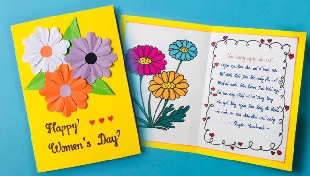60 Mẫu thiệp chúc mừng ngày phụ nữ Việt Nam 20/10 đẹp 2024